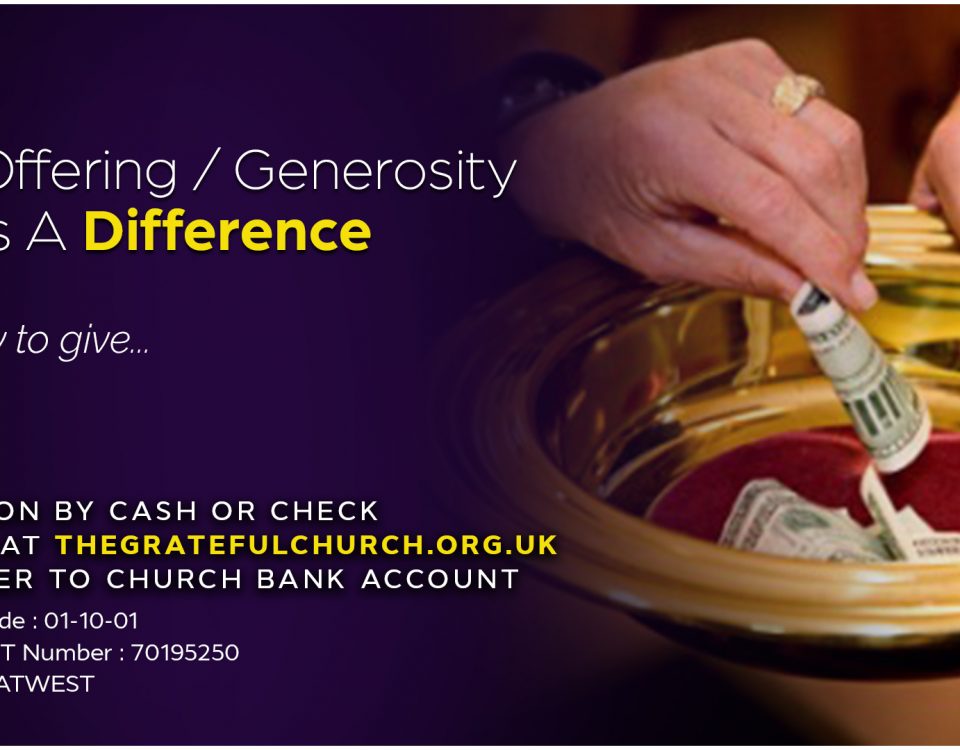 Giving - The Grateful Church RCCG