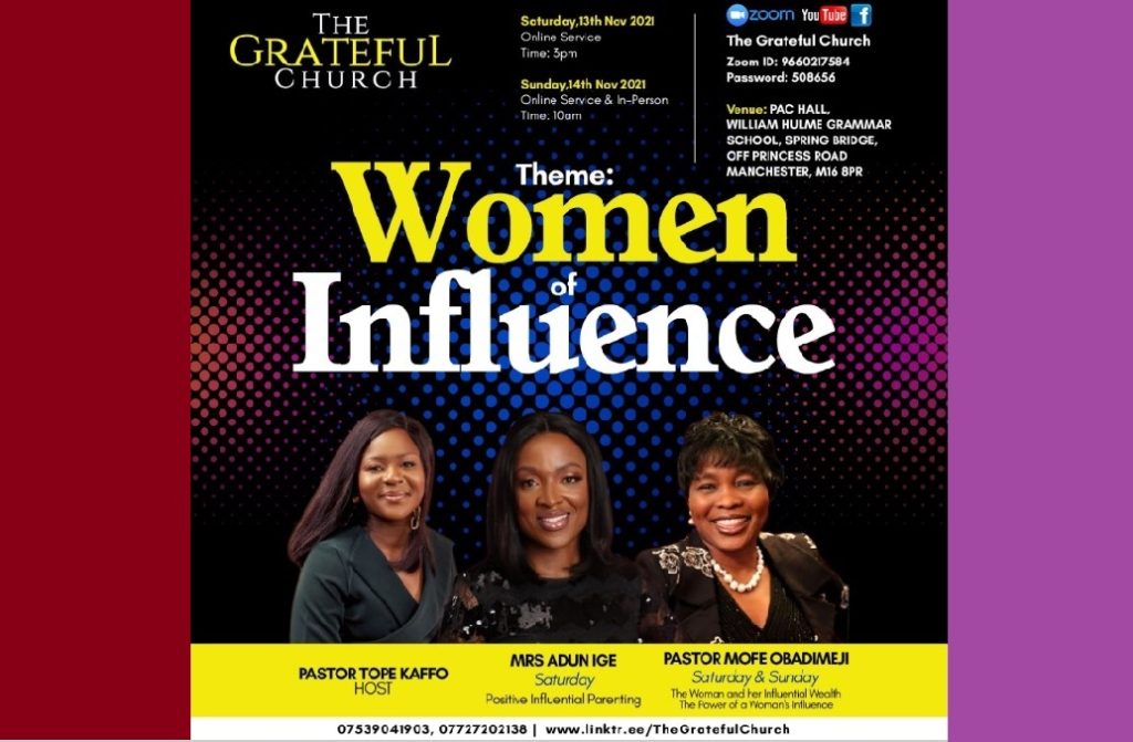 Women of Influence - The Grateful Church RCCG