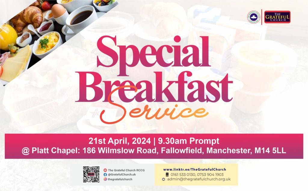 Breakfast Service at RCCG, The Grateful Church